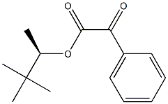 (-)-Phenyloxoacetic acid (R)-1,2,2-trimethylpropyl ester 구조식 이미지