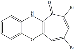 7,9-Dibromobenzo[b]cyclohept[e][1,4]oxazin-10(11H)-one Structure