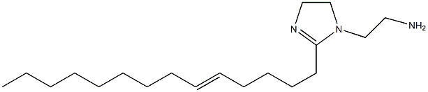 1-(2-Aminoethyl)-2-(5-tetradecenyl)-2-imidazoline 구조식 이미지