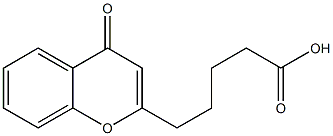 5-(4-Oxo-4H-1-benzopyran-2-yl)valeric acid 구조식 이미지