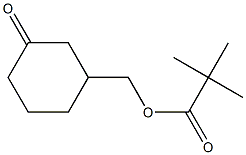 3-[(Pivaloyloxy)methyl]cyclohexanone Structure