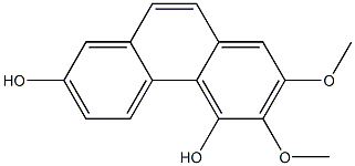 2,3-Dimethoxyphenanthrene-4,7-diol 구조식 이미지