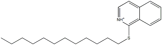 1-Dodecylthioisoquinolinium Structure
