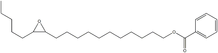 Benzoic acid 12,13-epoxyoctadecan-1-yl ester 구조식 이미지