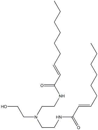 N,N'-[2-Hydroxyethyliminobis(2,1-ethanediyl)]bis(2-nonenamide) Structure