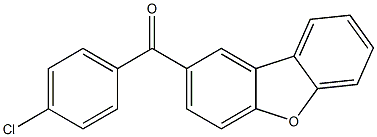 2-(4-Chlorobenzoyl)dibenzofuran Structure