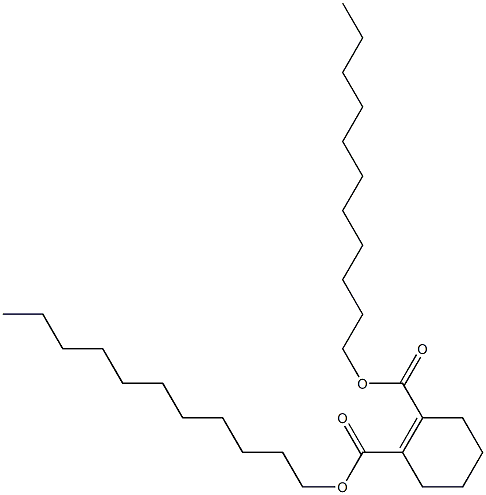 1-Cyclohexene-1,2-dicarboxylic acid diundecyl ester 구조식 이미지