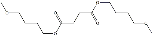 Succinic acid bis(4-methoxybutyl) ester 구조식 이미지