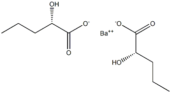 Bis[[S,(-)]-2-hydroxyvaleric acid] barium salt 구조식 이미지