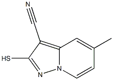 2-Mercapto-5-methylpyrazolo[1,5-a]pyridine-3-carbonitrile Structure