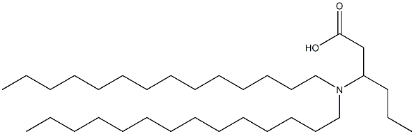 3-(Ditetradecylamino)hexanoic acid Structure