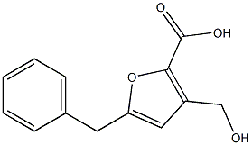 5-Benzyl-3-(hydroxymethyl)-2-furancarboxylic acid Structure