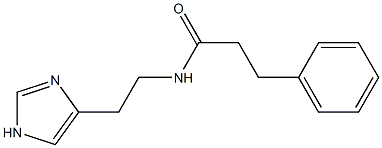 N-[2-(1H-Imidazol-4-yl)ethyl]-3-phenylpropionamide Structure