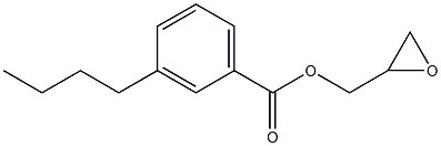 3-Butylbenzoic acid glycidyl ester 구조식 이미지