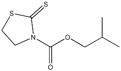 2-Thioxothiazolidine-3-carboxylic acid isobutyl ester Structure