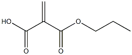 Methylenemalonic acid hydrogen 1-propyl ester Structure