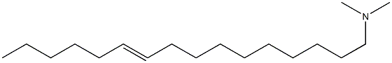 N,N-Dimethyl-10-hexadecen-1-amine 구조식 이미지