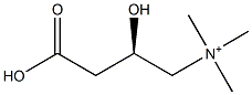 [(2R)-2-Hydroxy-3-carboxypropyl]trimethylammonium 구조식 이미지