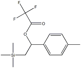 Trifluoroacetic acid [1-(4-methylphenyl)-2-(trimethylsilyl)ethyl] ester 구조식 이미지