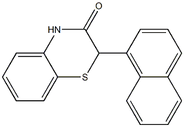 2-(1-Naphtyl)-2H-1,4-benzothiazin-3(4H)-one Structure