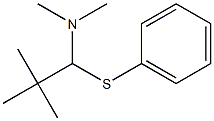 N,N,2,2-Tetramethyl-1-(phenylthio)-1-propanamine 구조식 이미지