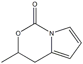 3,4-Dihydro-3-methylpyrrolo[1,2-c][1,3]oxazin-1-one 구조식 이미지