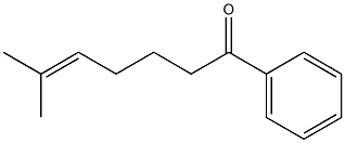6-Methyl-1-phenyl-5-hepten-1-one 구조식 이미지