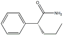 [R,(-)]-2-Phenylvaleramide Structure
