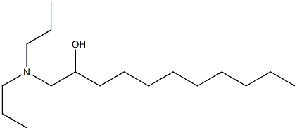 1-Dipropylamino-2-undecanol Structure