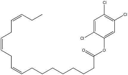 (9Z,12Z,15Z)-9,12,15-Octadecatrienoic acid 2,4,5-trichlorophenyl ester Structure