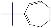 2-tert-Butyl-1,3-cycloheptadiene 구조식 이미지