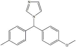 1-[(4-Methoxyphenyl)(4-methylphenyl)methyl]-1H-imidazole Structure