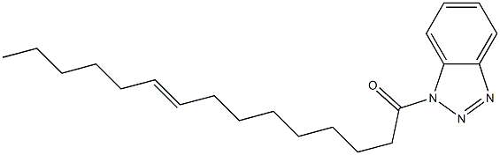 1-(9-Pentadecenoyl)-1H-benzotriazole 구조식 이미지