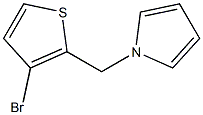 3-Bromo-2-[(1H-pyrrol-1-yl)methyl]thiophene 구조식 이미지