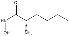 (2S)-2-Butyl-2-aminoacetohydroxamic acid 구조식 이미지