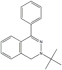 3,4-Dihydro-1-phenyl-3-(1,1-dimethylethyl)phthalazine Structure