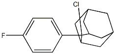 2-Chloro-2-(4-fluorophenyl)adamantane 구조식 이미지