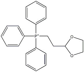 Triphenyl[2-(1,3-dioxolane-2-yl)ethyl]phosphonium 구조식 이미지