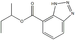 3H-Benzotriazole-4-carboxylic acid (1-methylpropyl) ester Structure