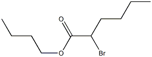 2-Bromohexanoic acid butyl ester 구조식 이미지