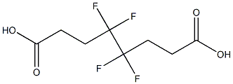 4,4,5,5-Tetrafluorooctanedioic acid 구조식 이미지