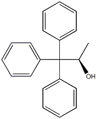 [R,(-)]-1,1,1-Triphenyl-2-propanol 구조식 이미지