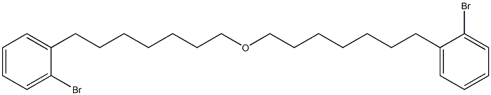2-Bromophenylheptyl ether 구조식 이미지