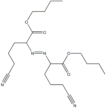 2,2'-Azobis(5-cyanovaleric acid)dibutyl ester Structure