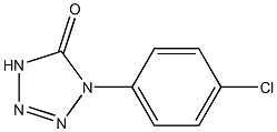1-(4-Chlorophenyl)-1H-tetrazol-5(4H)-one 구조식 이미지