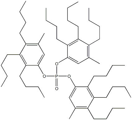 Phosphoric acid tris(methyltributylphenyl) ester 구조식 이미지