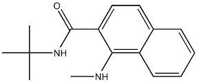 N-tert-Butyl-1-(methylamino)naphthalene-2-carboxamide Structure