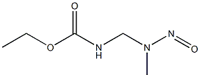 N-[(Methylnitrosoamino)methyl]carbamic acid ethyl ester 구조식 이미지