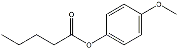 Pentanoic acid 4-methoxyphenyl ester 구조식 이미지