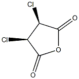 meso-2,3-Dichlorosuccinic anhydride 구조식 이미지